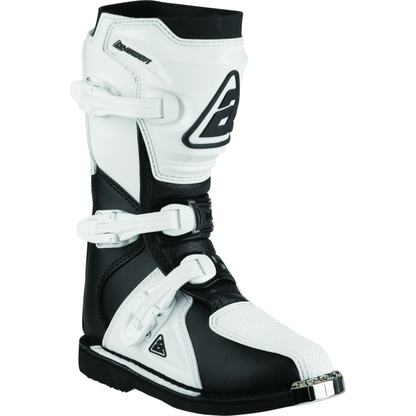 Answer AR1 Boots Black/White Youth Size - 4