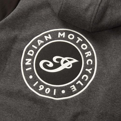
                      
                        Indian Motorcycle Women's Charcoal Black Contrast Hoodie, Gray
                      
                    