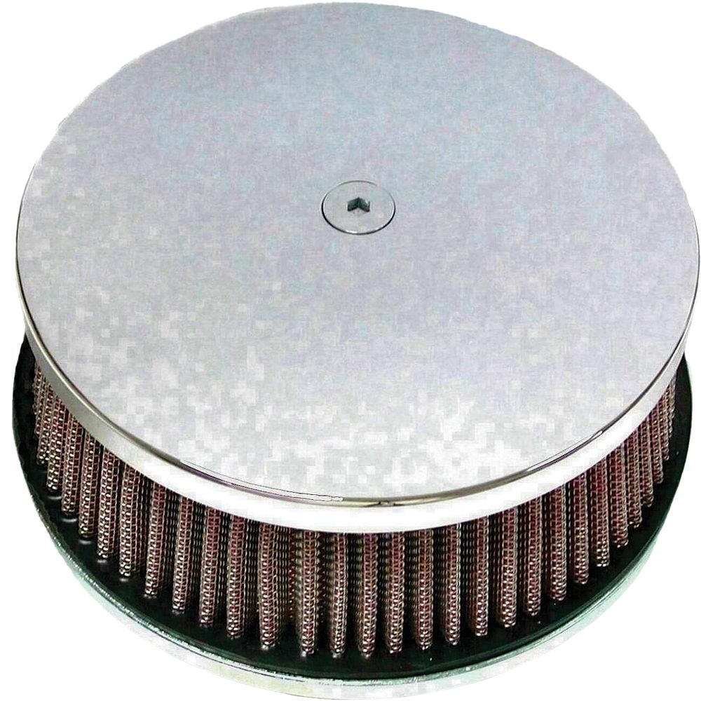 Round Air Cleaner Hp Classic Smooth Chrome 5 7/8
