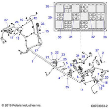 Polaris RZR Chassis Harness, Genuine OEM Part 2415220, Qty 1