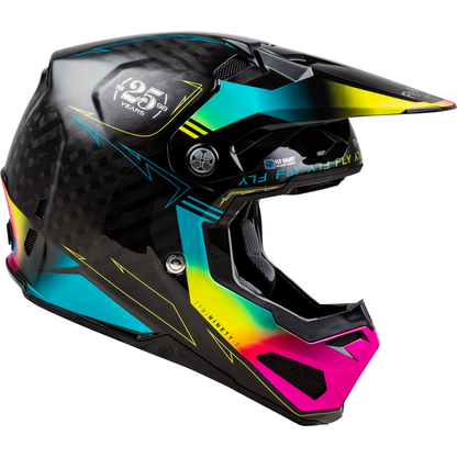Formula S Carbon Legacy Helmet Black/Electric Blu/Fuschia 2x