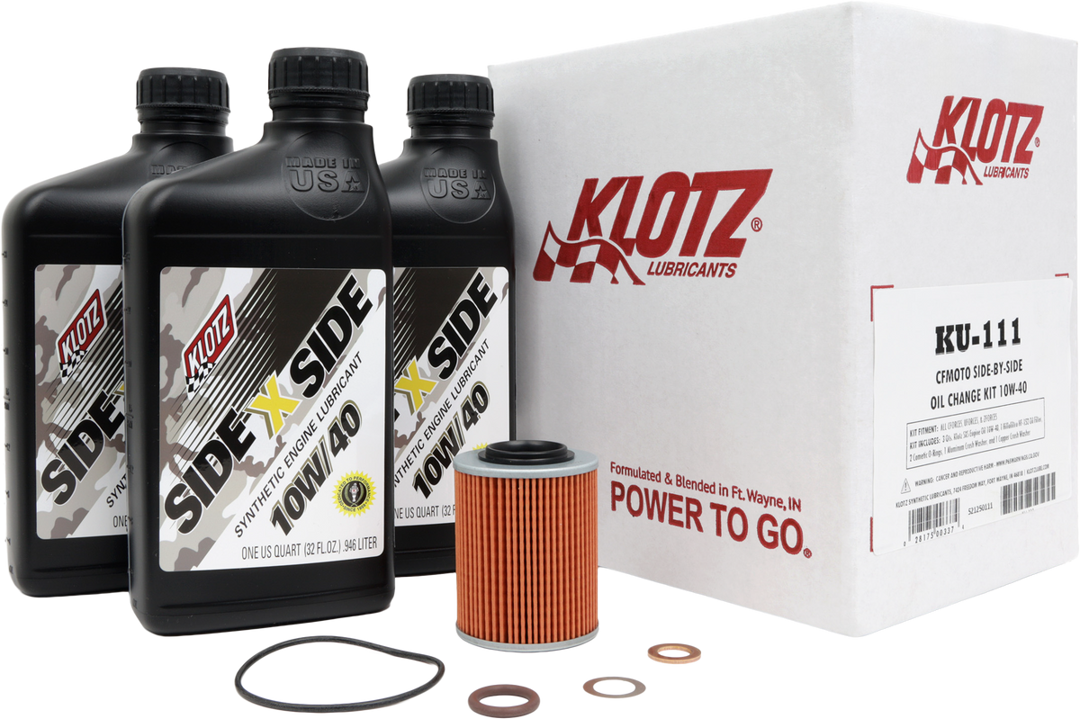 Cfmoto Sxs 3qt Synthetic Oil Change Kit