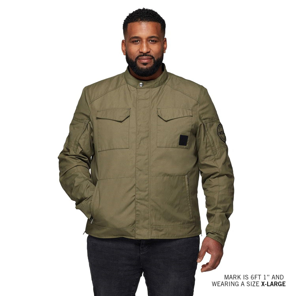 Indian Motorcycle Men's Harrison Wax Jacket, Green