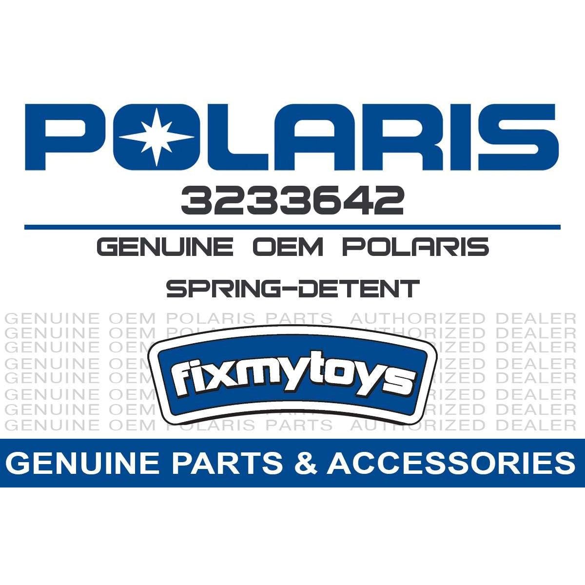 Polaris ATV Detent Spring, Genuine OEM Part 3233642, Qty 1