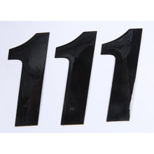 Number 1 Black 4" 3/Pk
