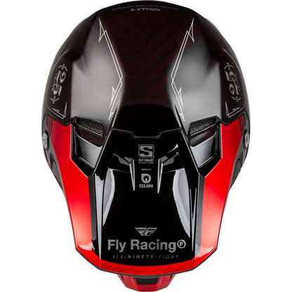 Youth Formula S Carbon Legacy Helmet Red Carbon/Black Yl