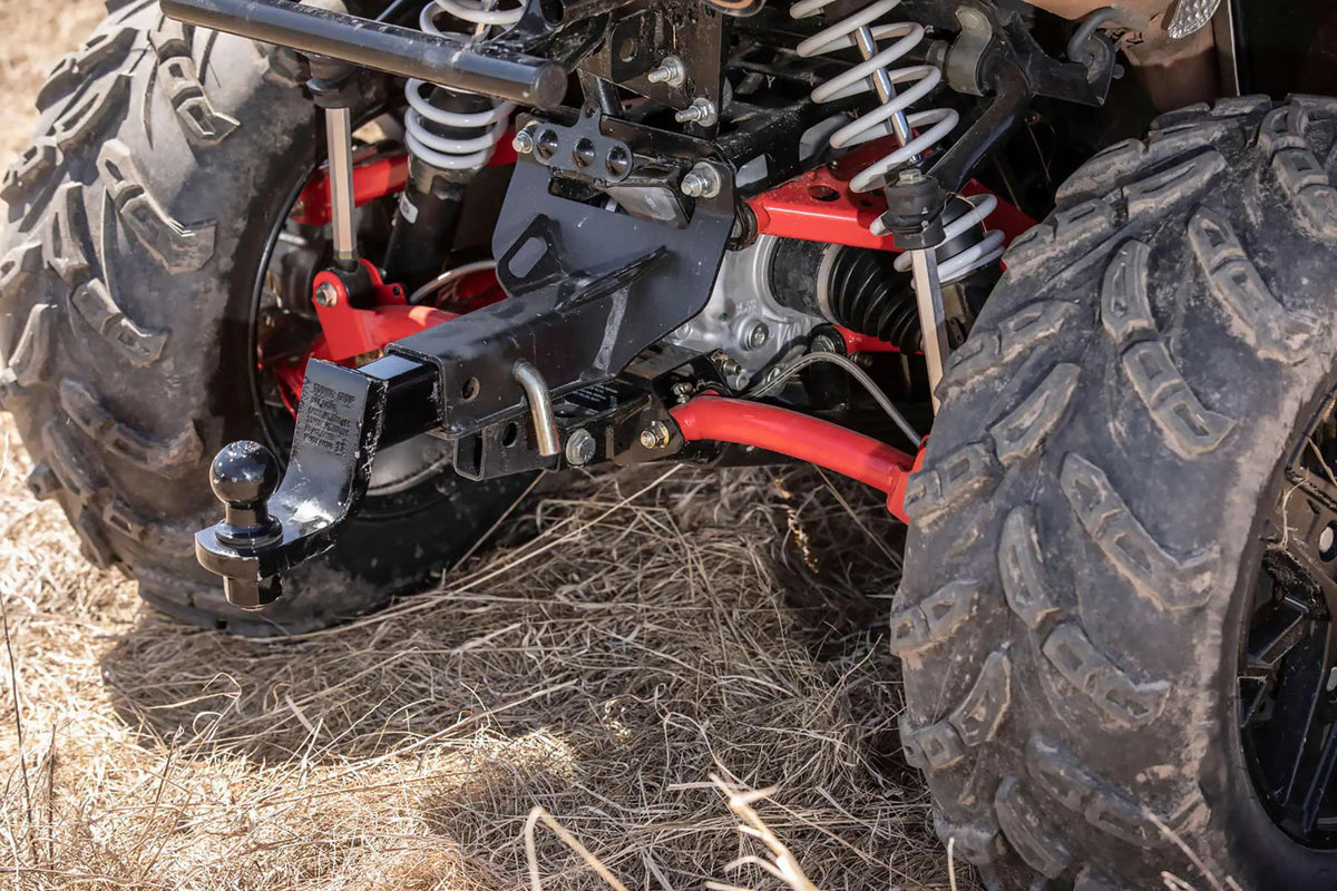 Atv 2" Receiver Hitch Black Pol