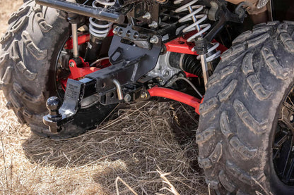 Atv 2" Receiver Hitch Black Pol