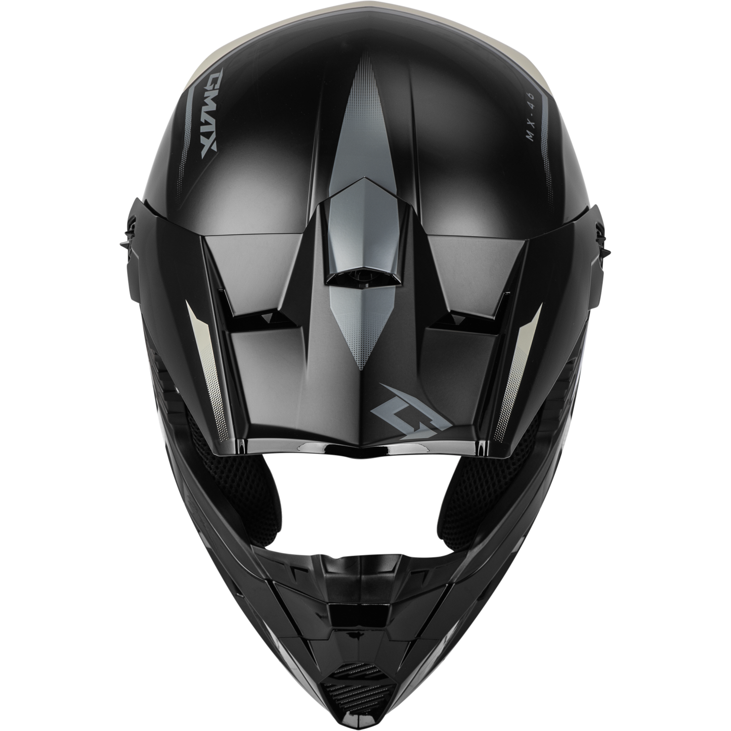 Mx 46 Compound Helmet Black/Grey/White Xl