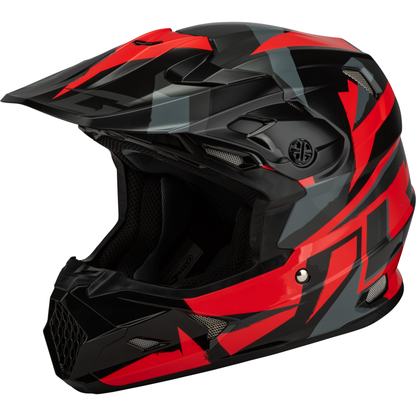 Mx 96 Splinter Helmet Black/Red Xl