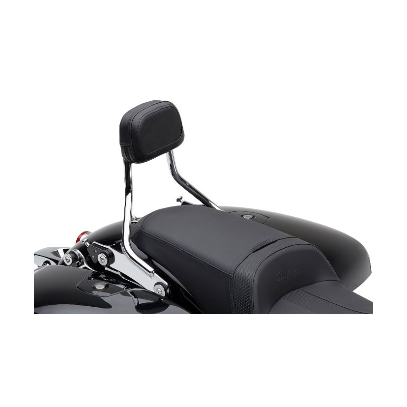 Detach Backrest Short Chrome Chieftain 14 21