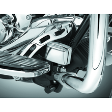 Kuryakyn Rear Master Cylinder Cover 99-07 Touring, 00-17 Softail Models Chrome