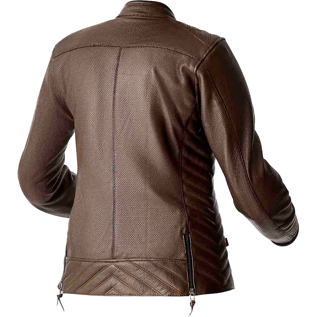 Womens Roadster Air D3o Jacket Brown Leather Lg