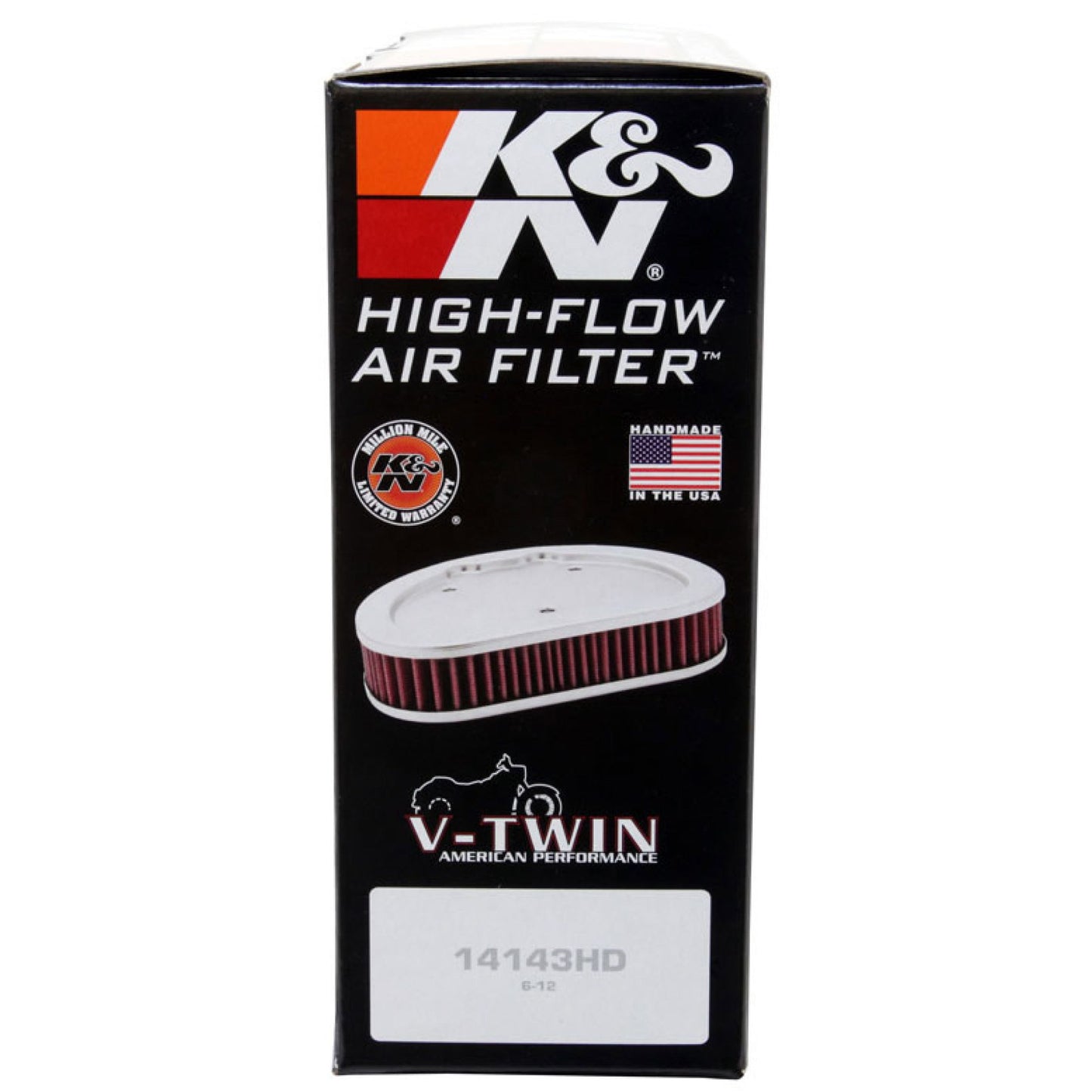 K&N Textured Black Replacement Air Filter 2015 Harley-Davidson XG500 Street