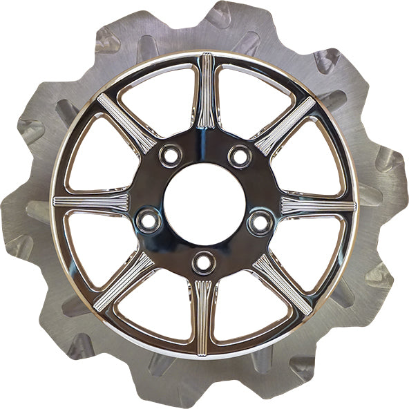 High Carbon Steel Phoenix Rear Rotor Chrome 11.8"