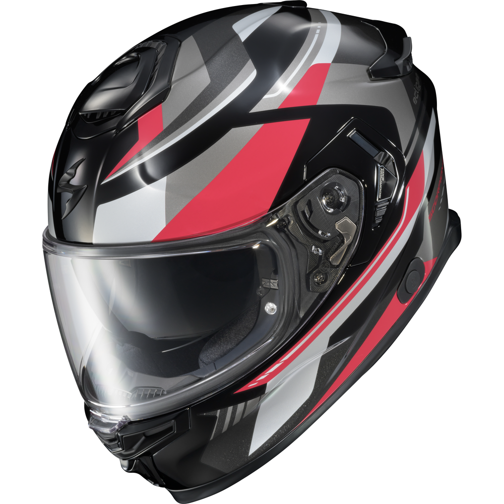 Exo Eclipse Full Face Helmet Lunar Red/White/Black Md