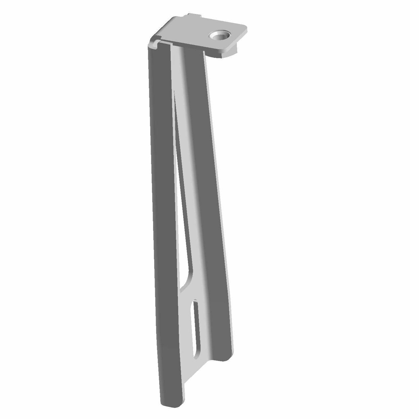 Polaris Slingshot Mount Bracket, Front, Upper, Whisker, Black, Genuine OEM Part 5261028-329, Qty 1