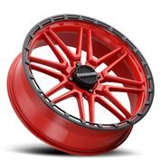 Krank Xl Wheel 18x7 4/137 3.5+3.5 (0mm) Blk/Red
