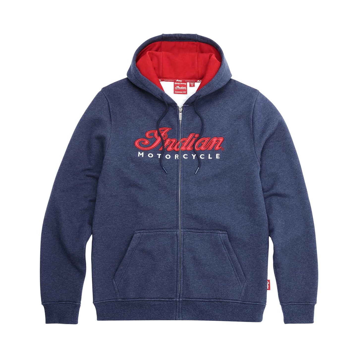 Indian Motorcycle Men's USA Flag Hoodie, Navy - L - 283326806