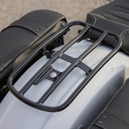 Indian Motorcycle Luggage Rack for Specific Scout Models, Chrome, Mounts On Motorcycle Rear Fender, Holds Up To 7 Lbs, Cargo Rack for Tail Bags for Motorcycles, Motorcycle Storage - 2890148-156