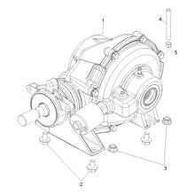 Polaris Ranger Gearcase Assembly, Rear, Genuine OEM Part 1332827, Qty 1