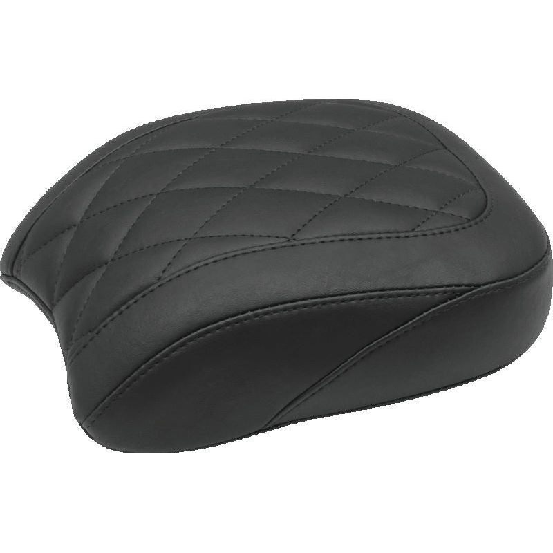 Mustang 18-21 Harley Low Rider, Sport Glide Wide Tripper Passenger Seat Diamond Stitch - Black