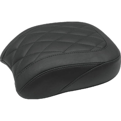 Mustang 18-21 Harley Low Rider, Sport Glide Wide Tripper Passenger Seat Diamond Stitch - Black