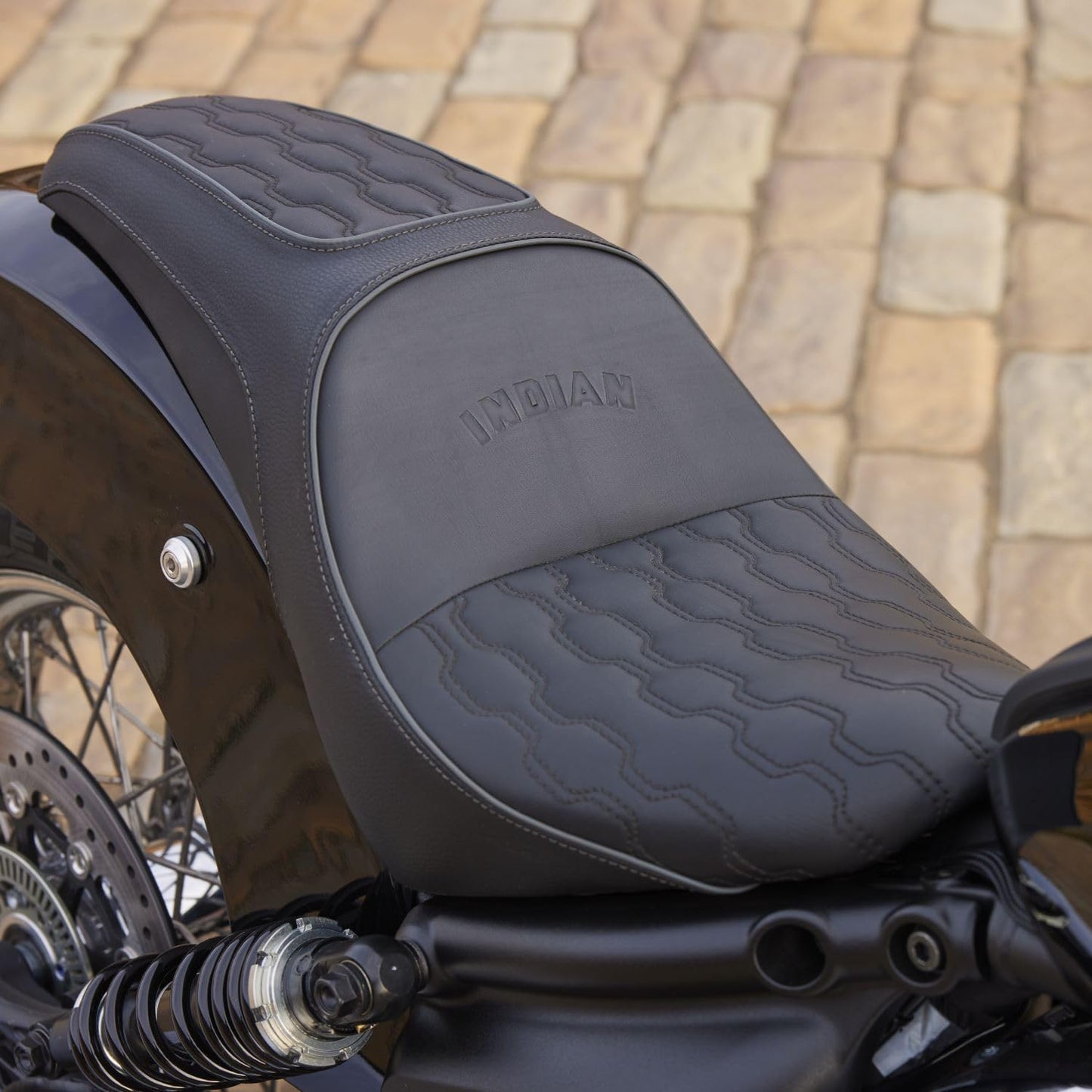 Indian Motorcycle Syndicate Driver Passenger Seat - 2890237-VBA