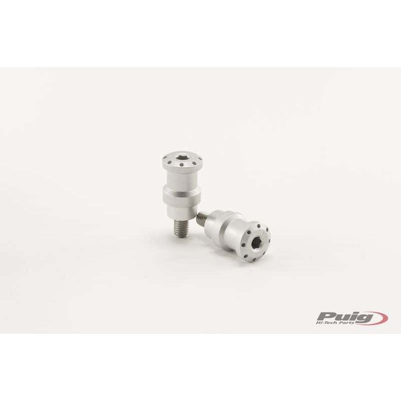 Swingarm Spools Hi Tech 8mm Silver 2/Pk