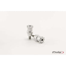 Swingarm Spools Hi Tech 8mm Silver 2/Pk