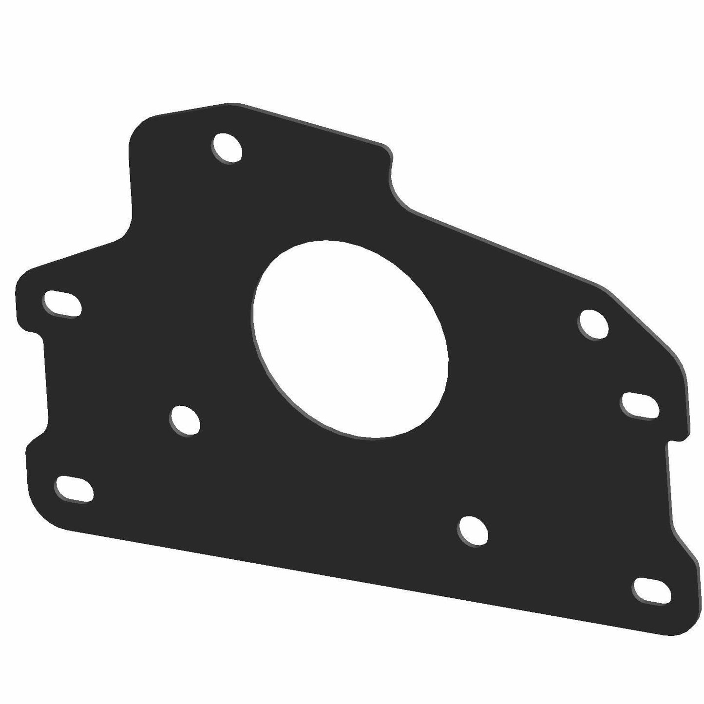 Polaris ATV Power Steering Plate Mount, E-Coat, Genuine OEM - 5257877-329