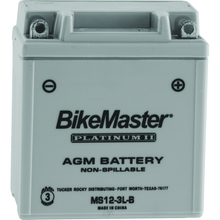 BikeMaster AGM Battery - MS12-3L-B