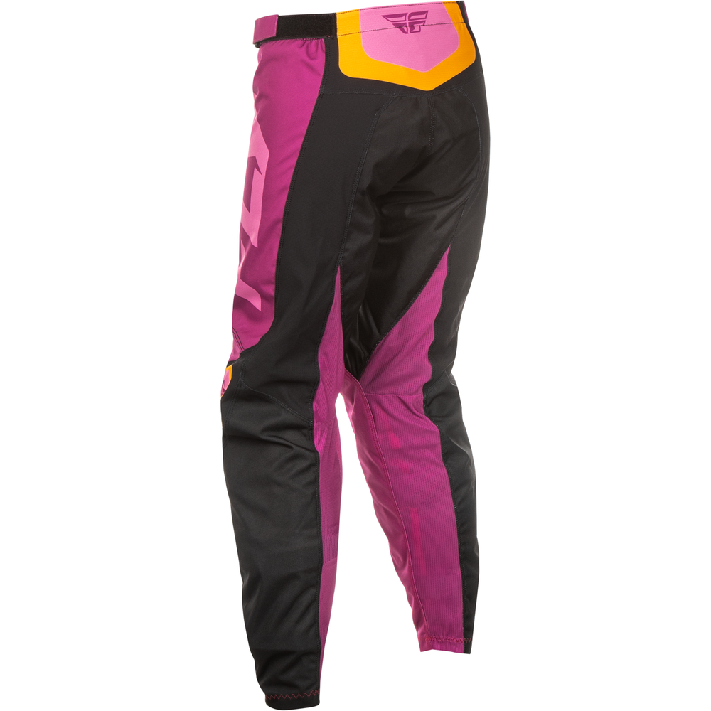 Women's F 16 Pants Black/Mauve/Yellow Sz 11/12