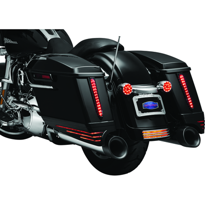 Kuryakyn Rear Fender Accents FLHX & FLTR Models Chrome