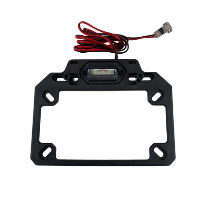 Adjustable License Plate Bracket W/ Led Light