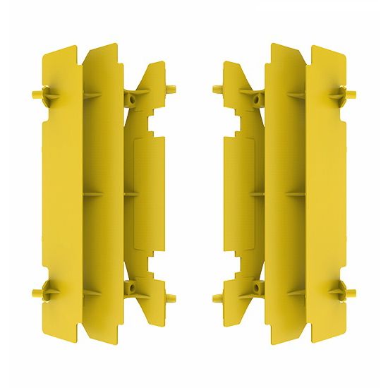 Radiator Louvers Rm/Dr Yellow