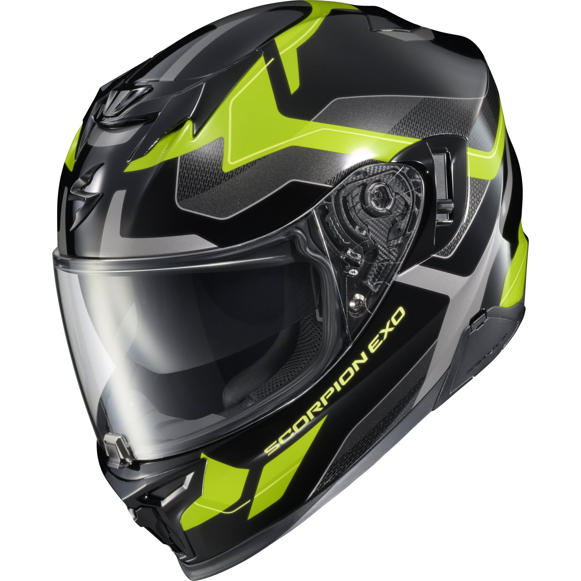 Exo T520 Full Face Helmet Zuse Black/Hi Viz Md
