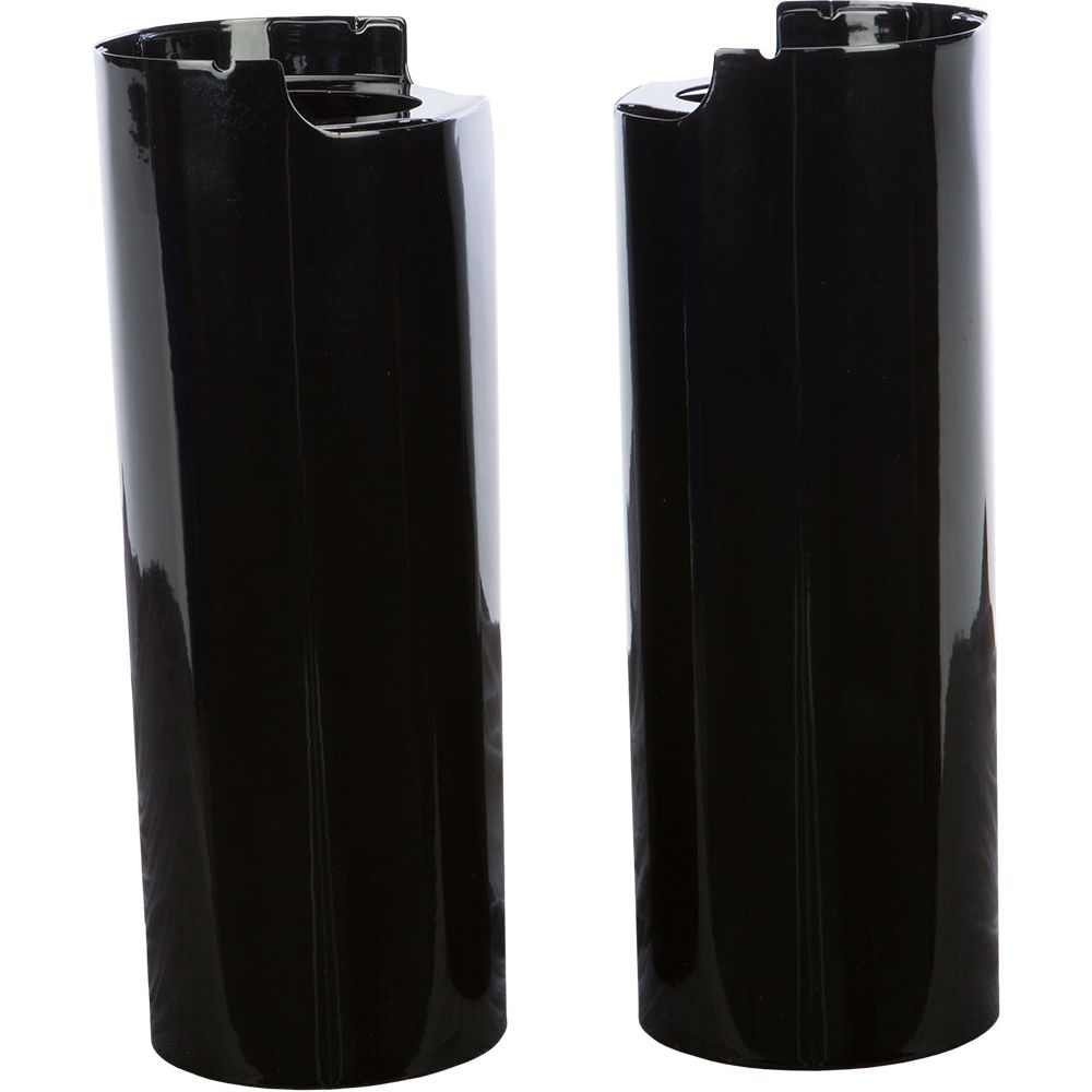 Uppr Fork Tube Covers Black+2" Touring 14 Up