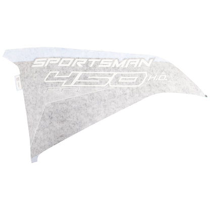 Polaris ATV "Sportsman 450 H.O." Side Decal, Left, Genuine OEM Part 7184284, Qty 1