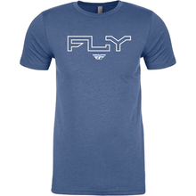Fly Edge Tee Cool Blue Heather Sm