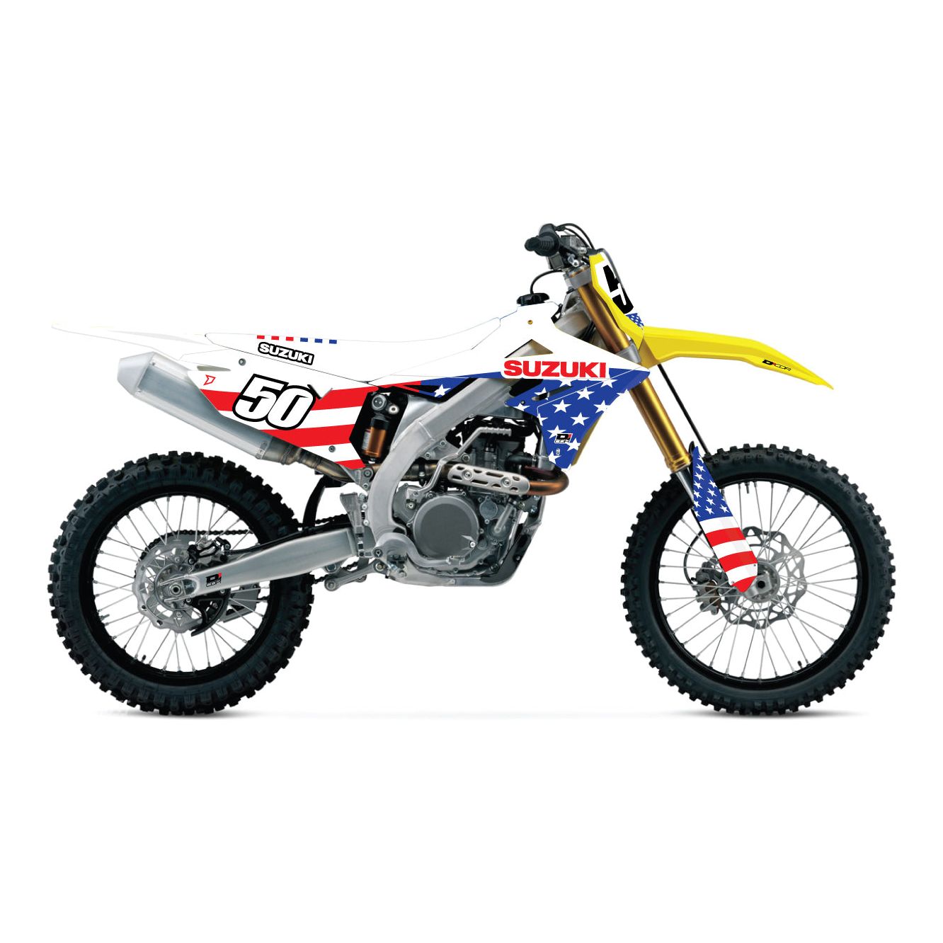 Complete Kit Usa Suzuki Rmz250/450 Wht Bg
