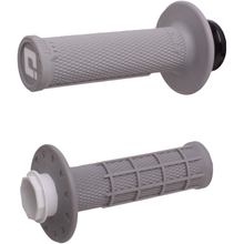 Micro X Lock On Grips Half Waffle Grey/Black (Soft)