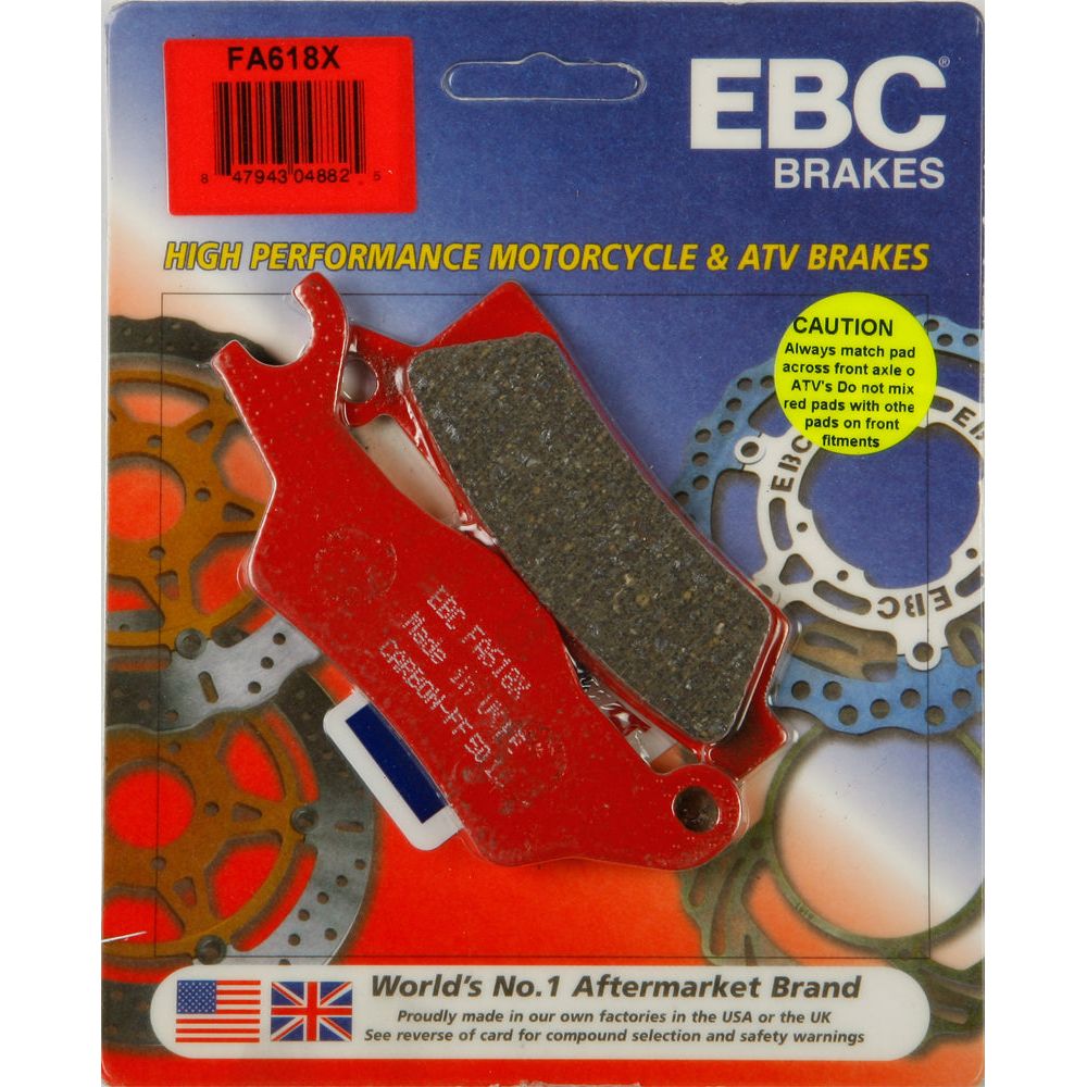 Brake Pads Fa618x Carbon X Series