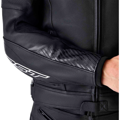 Tractech Evo D3o Jacket Blk/Whi Leather 2x