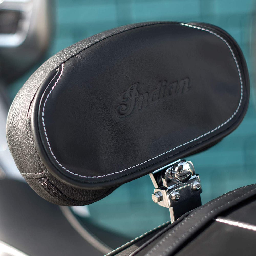 2014-2020 Indian Motorcycle Genuine Leather Rider Backrest Pad Black 2879542-01