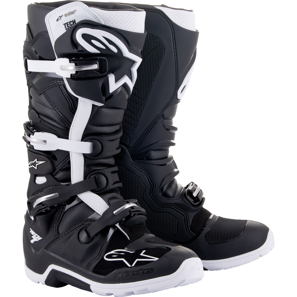 Tech 7 Enduro Drystar Boots Black/White Sz 7