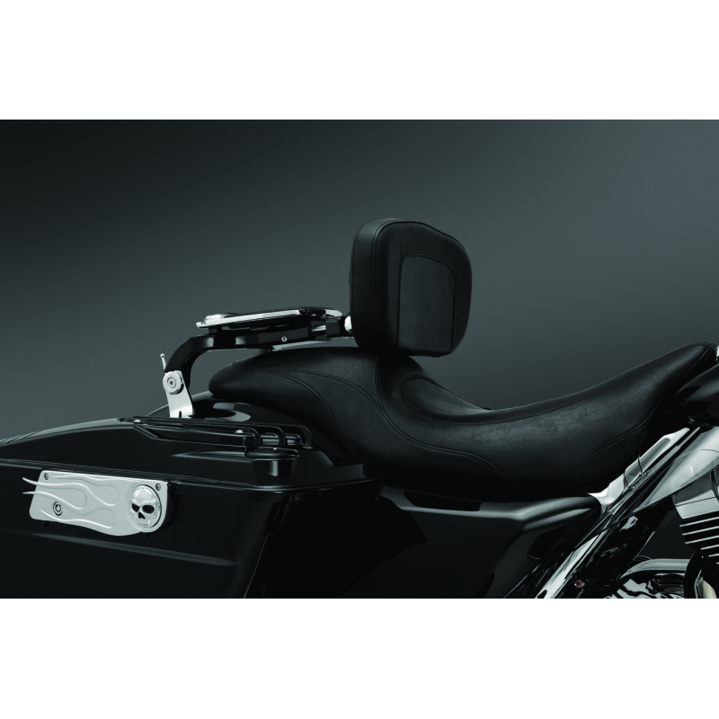 Kuryakyn Multi-Purpose Backrest Black & Chrome