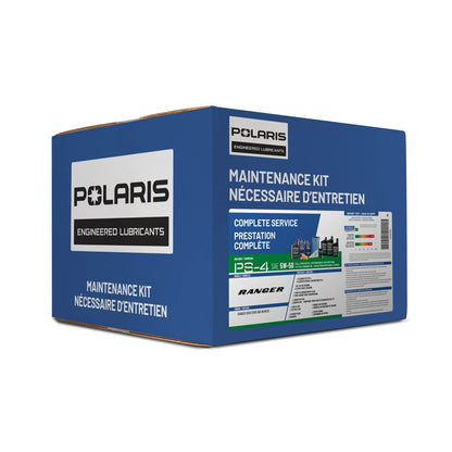 Polaris Service Kit for RANGER 1000 XP, 1000 CREW XP Models and More, Includes Demand Drive Fluid, AGL Fluid, PS-4 5W-50 Full Synthetic Oil, 1 Air Filter, 1 Oil Filter, 2 Spark Plugs - 2830556