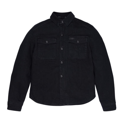 Indian Motorcycle Men's Canyon Denim Overshirt, Black - S - 283336302