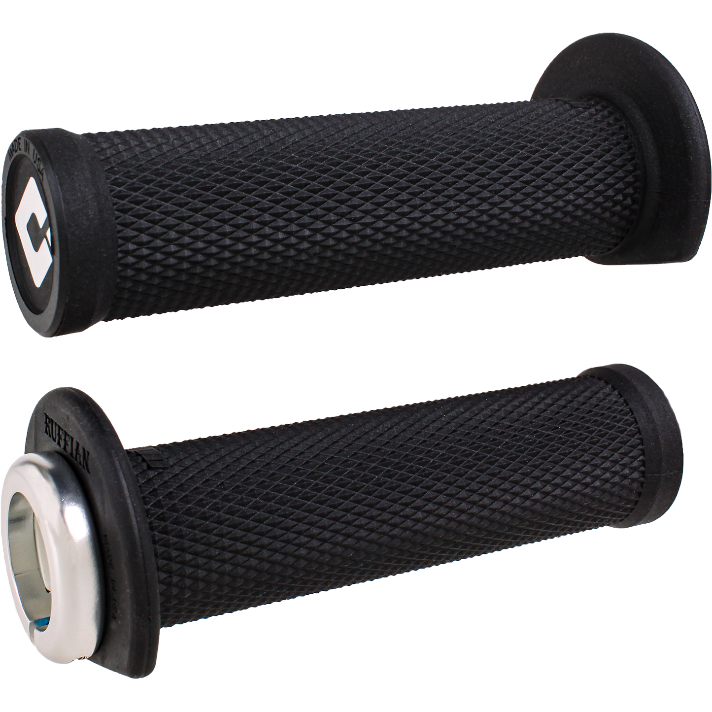 Atv/Pwc Ruffian Lockon Grip 125mm Black/Silver